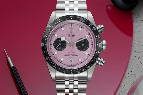 cronografo tudor rosa|tudor chronograph watch.